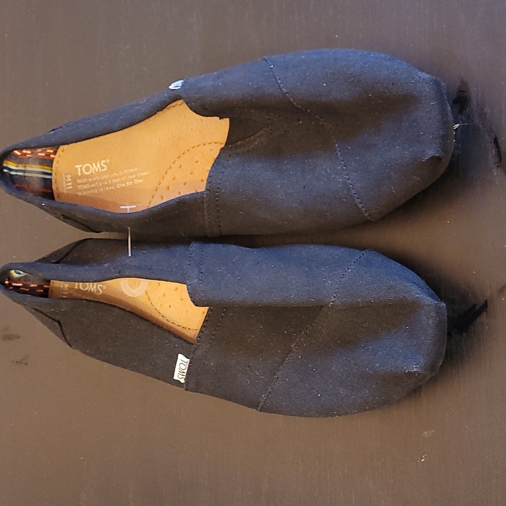 TOMS alpargata black canvas